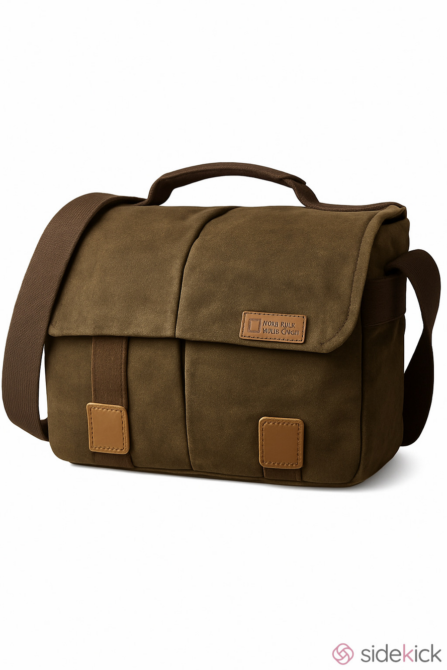 National Geographic African series camera  working bag.Canvass/ leather.Rare.